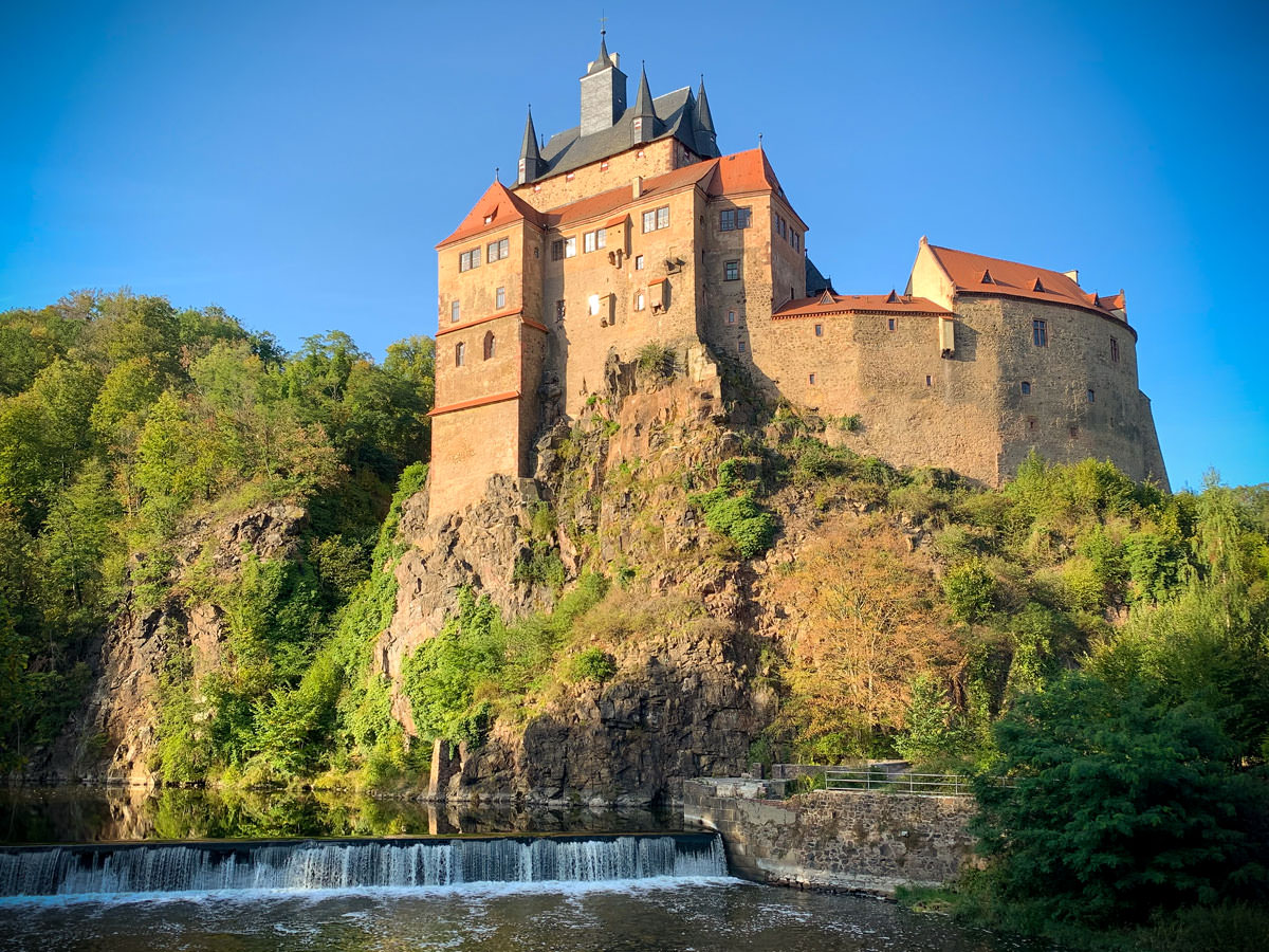 Kriebstein: Talsperre und Burg